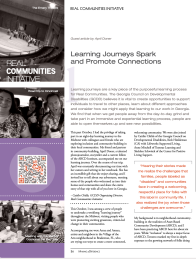 "Learning Journeys Spark and Promote Connections" by April Doner