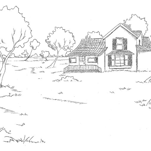 Prairie PHyre farm Lawn Drawing house Daria